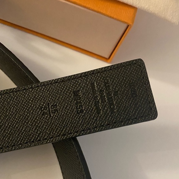 Louis Vuitton Brown and Gold Monogram Belt - Picture 5 of 7